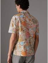 Thumbnail for your product : Burberry Short-sleeve Floral Print Cotton Shirt