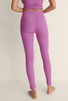 Thumbnail for your product : NA-KD Recycled Ribbed Singlet and Tights Set