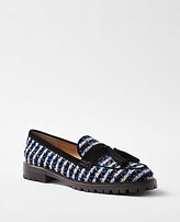 Thumbnail for your product : Ann Taylor Lug Sole Tweed Tassel Loafers