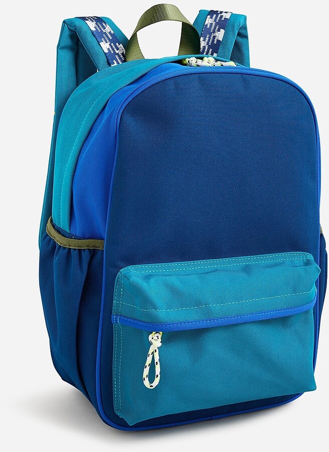 FLAKIKI SSENSE Exclusive Kids Off-White & Blue Kiki School Bag for Kids