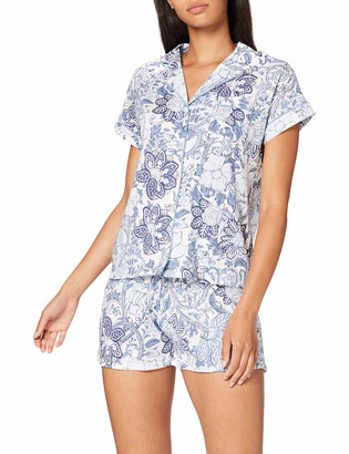 women'secret Women's Floral Short Shirt Pajamas Not Applicable