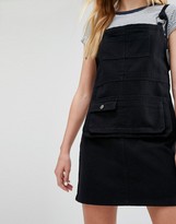 Thumbnail for your product : Daisy Street Pinafore Dress With Pocket Detail