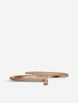 Thumbnail for your product : Cartier Women's Pink Juste Un Clou 18ct Pink-Gold And Diamond Bracelet, Size: 16cm