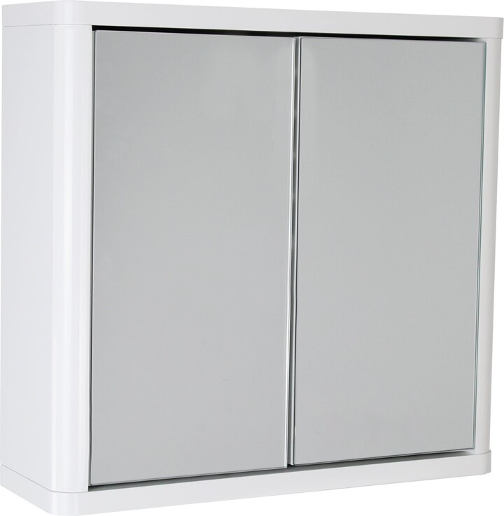 Dunelm Sicily White Double Door Mirror White ShopStyle Bath Accessories
