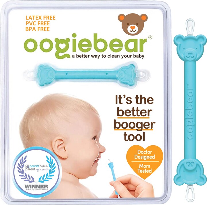 Oogiebear The Bear Pair 2-in-1 Bulb Aspirator And Booger Picker Combo -  Raspberry - 2pc : Target