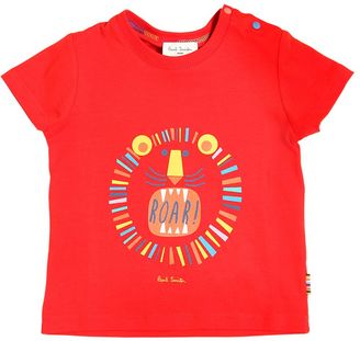Paul Smith Lion Printed Cotton Jersey T-Shirt