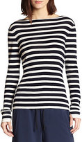 Thumbnail for your product : Rag and Bone 3856 Rag & Bone Linda Striped Cowl Back Pullover