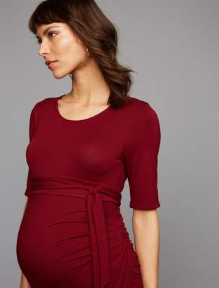 Isabella Oliver Wickham Ruched Maternity Dress