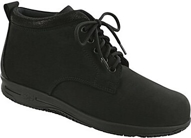SAS Gretchen Water Resistant Leather Lace Up Booties