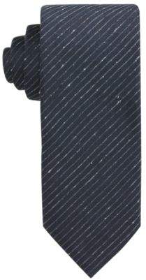 HUGO BOSS Men's Stripe Skinny Silk Tie