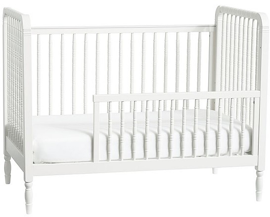 pottery barn crib white