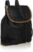Thumbnail for your product : Stella McCartney The Falabella faux brushed-leather backpack