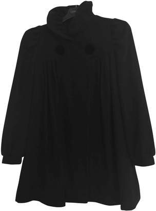 Erotokritos Black Wool Coat for Women