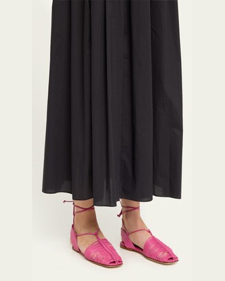 【HEREU】CALMA Squared-Toe Knotted Sandal CALMA - Squared-Toe Knotted Sandal – Hereu Studio
