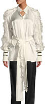 Thumbnail for your product : Maggie Marilyn I Am In Awe Of You Long-Sleeve Ruffle Shirt