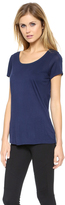 Thumbnail for your product : Vince Contrast Scoop Neck Tee