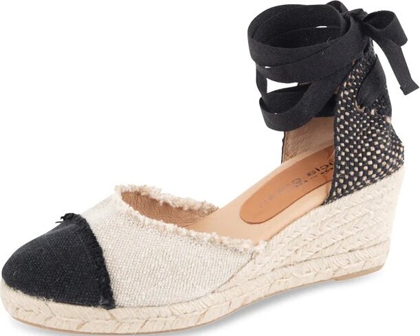 Camilla Lace Up Wedge Espadrille - Sustainable Shoes