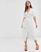 Thumbnail for your product : Emory Park midi shirt dress with tie waist