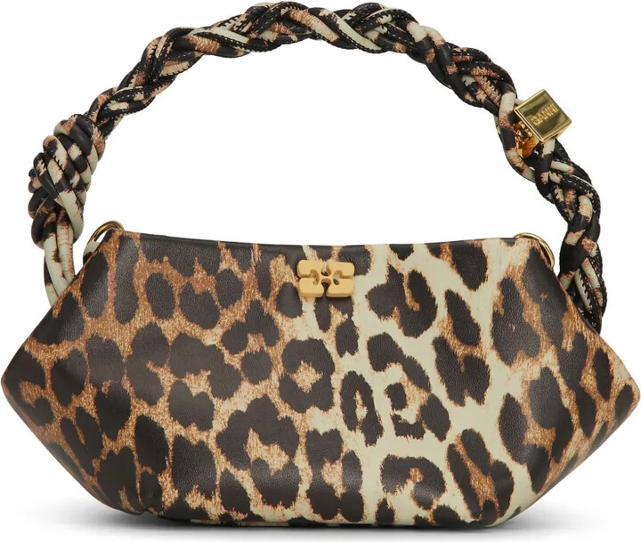 Ganni Bou leopard-print mini bag