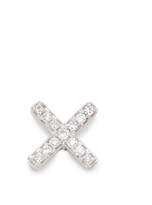 Thumbnail for your product : Ef Collection Diamond X Single Stud Earring