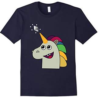 Ethereum T Shirt Unicorn ETH Logo 2017 Gifts Men Women