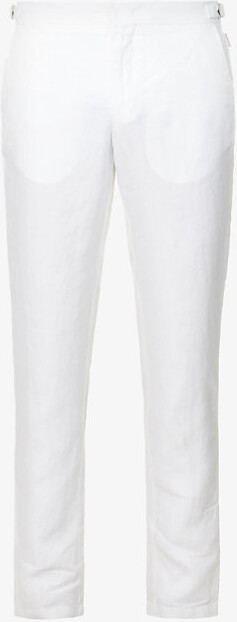 White Linen Beach Pants | ShopStyle