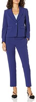 Thumbnail for your product : Le Suit Women's 1 Button Notch Collar Stretch Crepe Slim Pant Suit