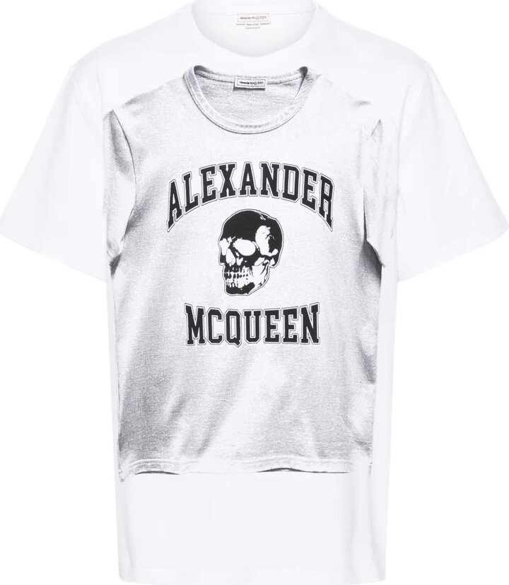 Alexander McQueen graphic-print cotton T-shirt