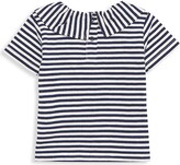 Thumbnail for your product : Petit Bateau Baby Girl's Ruffle Collar Striped Shirt