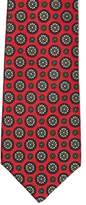 Thumbnail for your product : Gucci Floral Print Silk Tie - Mens - Navy Multi