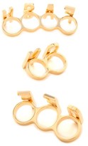 Thumbnail for your product : Moschino Fash On/Off Rings