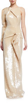 Thumbnail for your product : Roland Mouret Delamere Stretch Sequined Gown