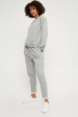 Dorothy Perkins Women's Grey Elasticated Waist Sweatshirt - 10