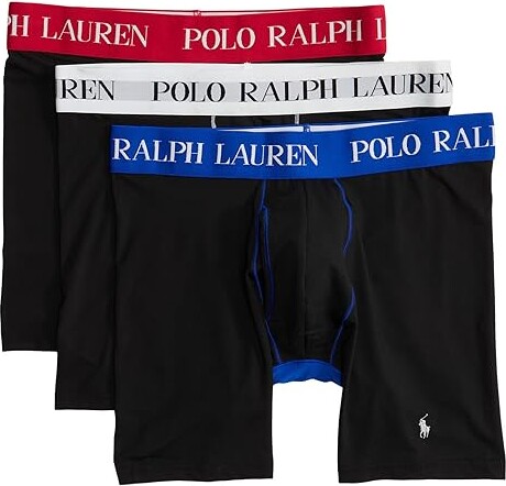 Polo Ralph Lauren 3-Pack 4D-Flex Cool Microfiber Boxer Briefs