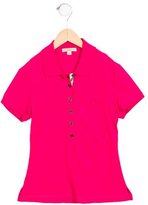 Thumbnail for your product : Burberry Girls' Nova Check-Trimmed Top