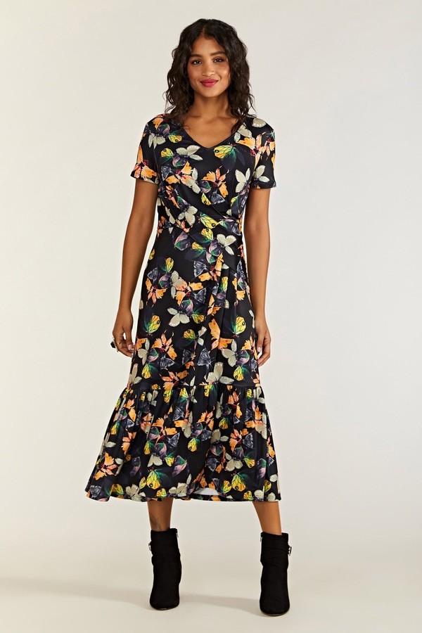 black butterfly dresses uk