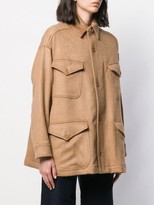 Thumbnail for your product : Katharine Hamnett Oversized Buttoned Coat
