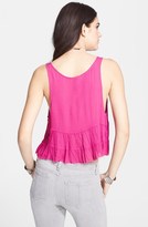 Thumbnail for your product : Free People 'Crinkle Breeze' Ruffled Crop Camisole