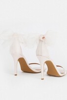 Thumbnail for your product : Organza Bow Barely There Heel