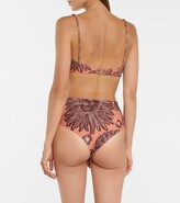 Thumbnail for your product : Johanna Ortiz Tarde De Febrero printed bikini top