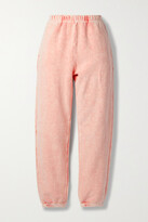 Thumbnail for your product : LES TIEN Cotton-fleece Track Pants - Pink