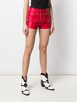 Thumbnail for your product : Unravel Project Lace-Up Fitted Shorts