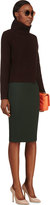 Thumbnail for your product : Burberry Green Wool Pencil Skirt
