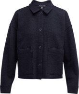 Thumbnail for your product : Eileen Fisher Missy Lightweight Boiled Wool Shirt Jacket