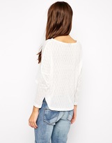 Thumbnail for your product : B.young Only Cropped Top With 3/4 Sleeves