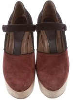 Thumbnail for your product : Marni Colorblock Suede Pumps