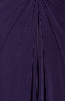 La Femme Women's Fashions Embellished Jersey A-Line Gown