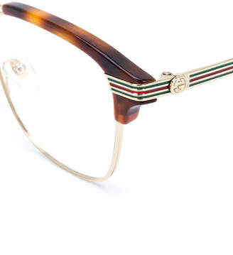 Gucci Eyewear tortoise shell framed glasses