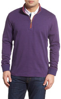Thumbnail for your product : Robert Graham Reversible Quarter Zip Knit Pullover