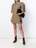 Thumbnail for your product : MSGM Checked Puff Sleeve Dress